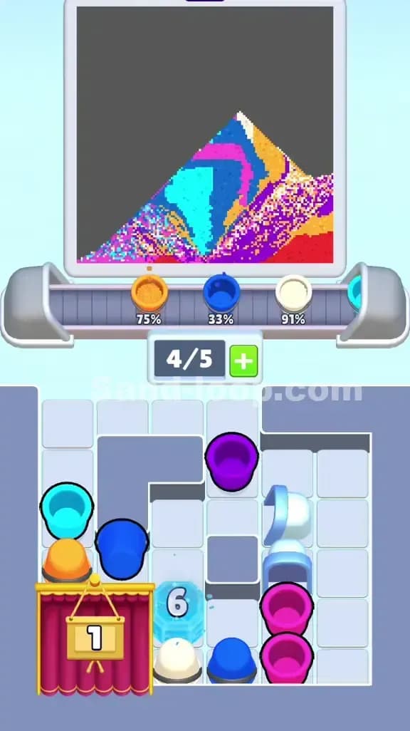 Sand Loop Level 390 Solution 2