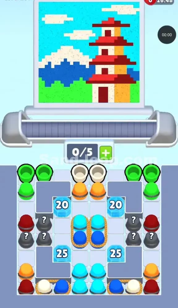 Sand Loop Level 207 Screenshot