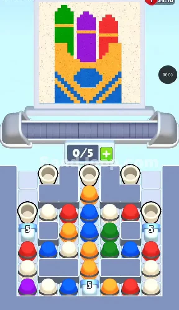 Sand Loop Level 203 Screenshot