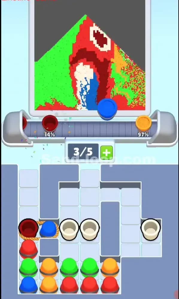 Sand Loop Level 158 Solution 1