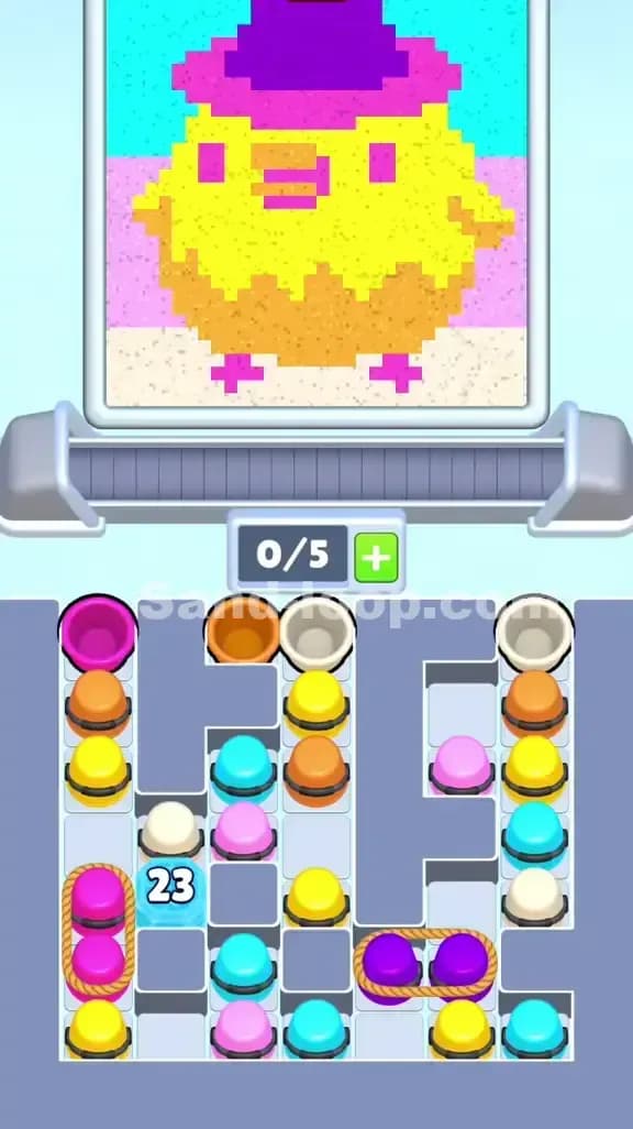 Sand Loop Level 487 Gameplay