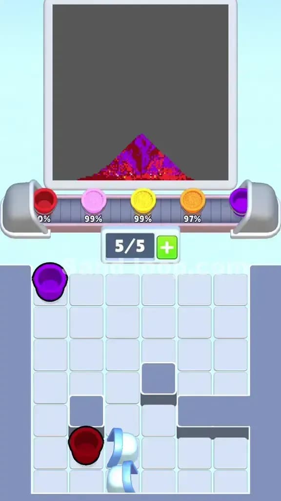 Sand Loop Level 372 Solution 3