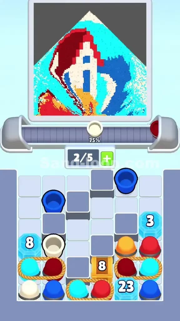 Sand Loop Level 353 Solution 1