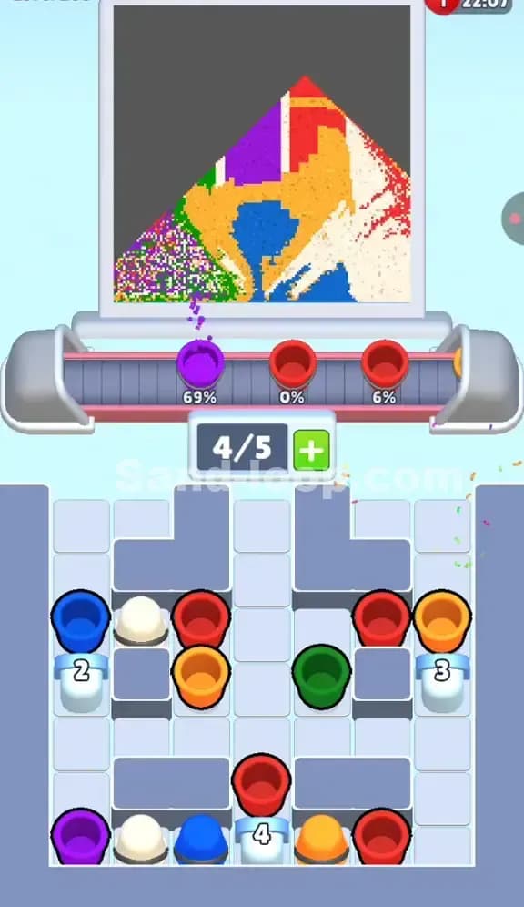 Sand Loop Level 203 Solution 1